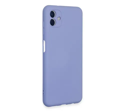 Samsung Galaxy A04E Kılıf Nano içi Kadife Silikon - Lila