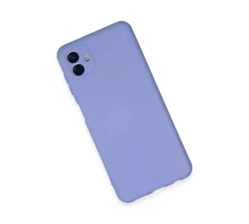 Samsung Galaxy A04E Kılıf Nano içi Kadife Silikon - Lila