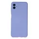 Samsung Galaxy A04E Kılıf Nano içi Kadife Silikon - Lila