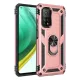 Xiaomi Mi 10T Pro Kılıf Sofya Yüzüklü Silikon Kapak - Rose