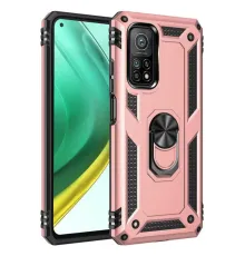 Xiaomi Mi 10T Pro Kılıf Sofya Yüzüklü Silikon Kapak - Rose