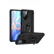 Xiaomi Redmi Note 11T Kılıf Sofya Yüzüklü Silikon Kapak - Siyah