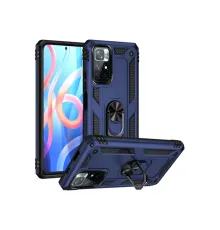 Xiaomi Redmi Note 11T Kılıf Sofya Yüzüklü Silikon Kapak - Lacivert
