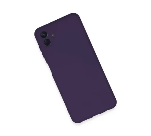 Samsung Galaxy A04E Kılıf Nano içi Kadife Silikon - Mor