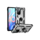 Xiaomi Redmi Note 11T Kılıf Sofya Yüzüklü Silikon Kapak - Gümüş