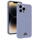 Apple iPhone 13 Pro Kılıf Kelvin Kartvizitli Silikon - Lila