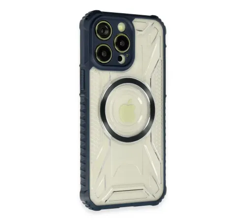 Apple iPhone 13 Pro Kılıf Prag Magneticsafe Kapak - Lacivert