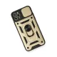 Apple iPhone 11 Pro Kılıf Pars Lens Yüzüklü Silikon - Gold