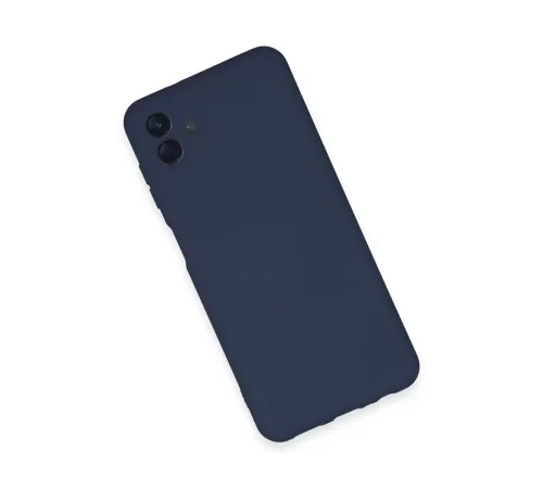 Samsung Galaxy A04E Kılıf Nano içi Kadife Silikon - Lacivert
