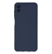 Samsung Galaxy A04E Kılıf Nano içi Kadife Silikon - Lacivert