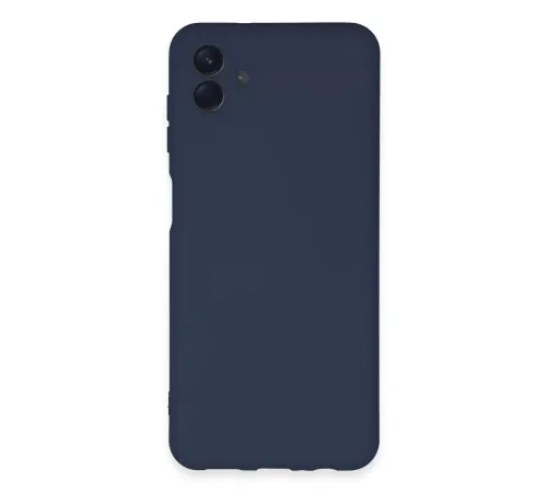 Samsung Galaxy A04E Kılıf Nano içi Kadife Silikon - Lacivert