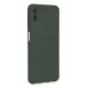 Samsung Galaxy A04E Kılıf Nano içi Kadife Silikon - Koyu Yeşil