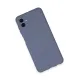 Samsung Galaxy A04E Kılıf Nano içi Kadife Silikon - Gri