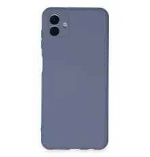 Samsung Galaxy A04E Kılıf Nano içi Kadife Silikon - Gri