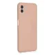 Samsung Galaxy A04E Kılıf Nano içi Kadife Silikon - Pudra