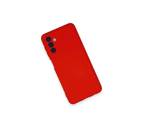 Samsung Galaxy A14 4G Kılıf Nano içi Kadife Silikon - Kırmızı