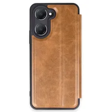 Vivo Y18 Kılıf Flip Cover - Taba