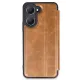 Vivo Y18 Kılıf Flip Cover - Taba