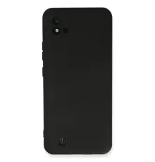Realme C11 2021 Kılıf Nano içi Kadife Silikon - Siyah