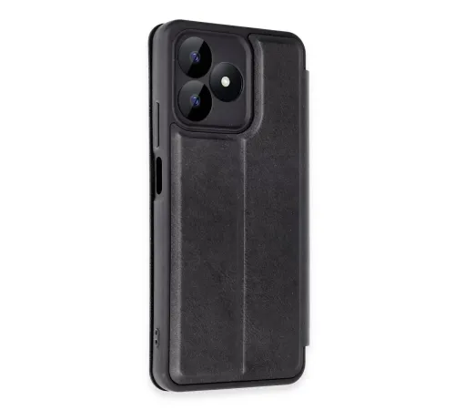 Realme Note 50 4G Kılıf Flip Cover - Siyah