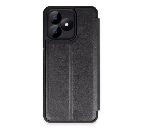 Realme Note 50 4G Kılıf Flip Cover - Siyah