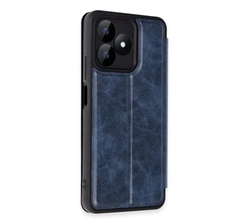 Realme Note 50 4G Kılıf Flip Cover - Lacivert