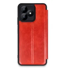 Realme Note 50 4G Kılıf Flip Cover - Kırmızı
