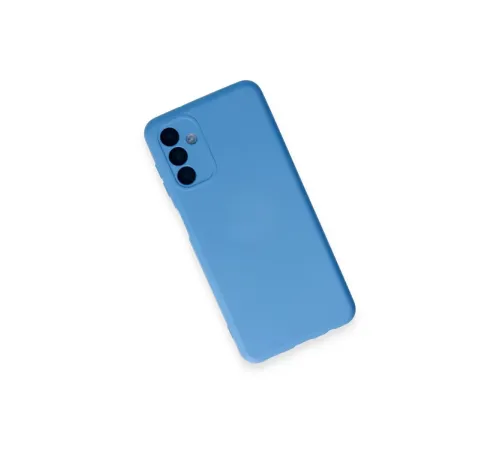 Samsung Galaxy A14 4G Kılıf Nano içi Kadife Silikon - Mavi