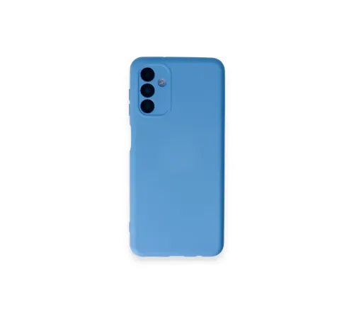 Samsung Galaxy A14 4G Kılıf Nano içi Kadife Silikon - Mavi