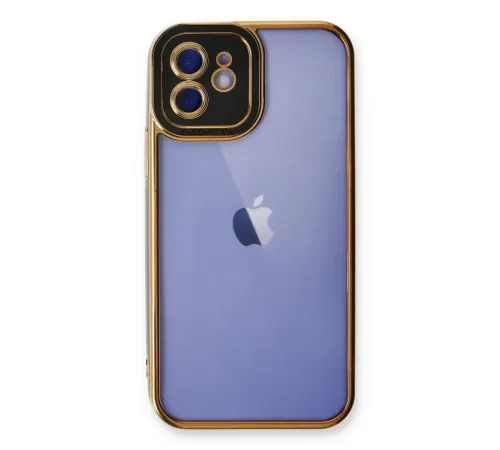 Apple iPhone 12 Kılıf Liva Lens Silikon - Siyah