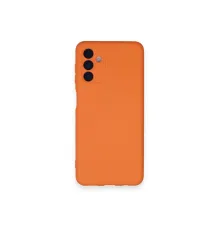 Samsung Galaxy A14 4G Kılıf Nano içi Kadife Silikon - Turuncu