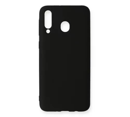 Samsung Galaxy M30 Kılıf First Silikon - Siyah