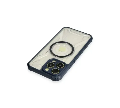 Apple iPhone 14 Pro Kılıf Prag Magneticsafe Kapak - Lacivert