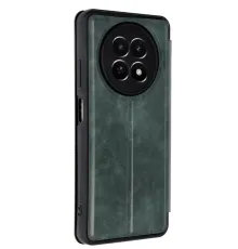 Realme 12 5G Kılıf Flip Cover - Koyu Yeşil