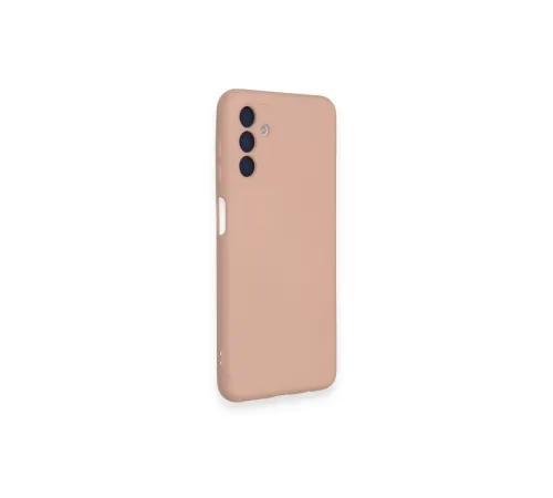 Samsung Galaxy A14 4G Kılıf Nano içi Kadife Silikon - Pudra