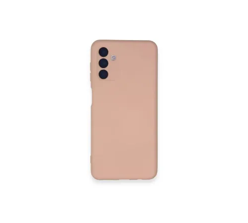 Samsung Galaxy A14 4G Kılıf Nano içi Kadife Silikon - Pudra