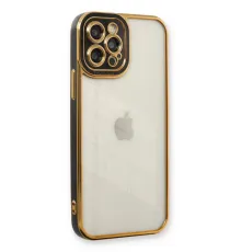 Apple iPhone 12 Pro Kılıf Liva Lens Silikon - Siyah