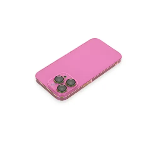 Apple iPhone 13 Pro Kılıf Armada Lensli Kapak - Pembe