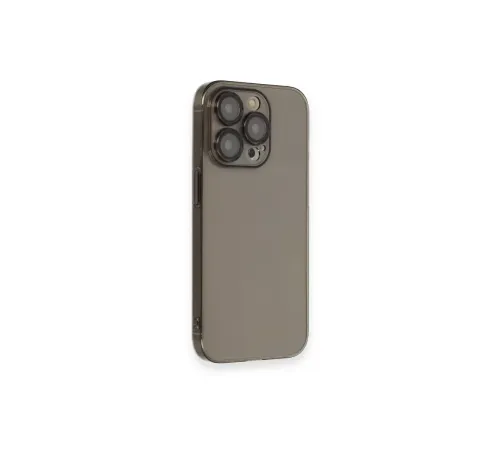 Apple iPhone 13 Pro Max Kılıf Armada Lensli Kapak - Siyah