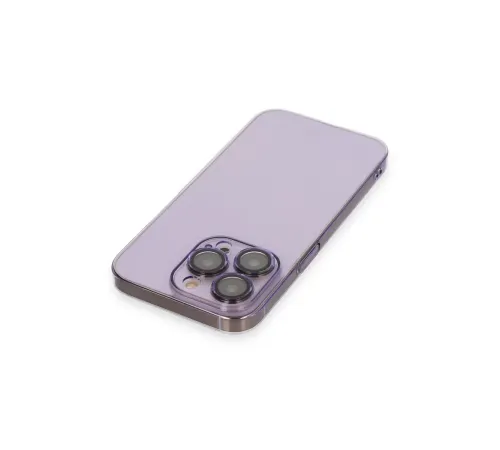 Apple iPhone 13 Pro Max Kılıf Armada Lensli Kapak - Lila