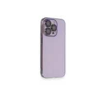 Apple iPhone 13 Pro Max Kılıf Armada Lensli Kapak - Lila