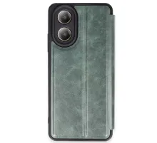 A38 Kılıf Flip Cover - Koyu Yeşil