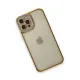 Apple iPhone 12 Pro Kılıf Liva Lens Silikon - Lila