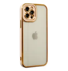 Apple iPhone 12 Pro Kılıf Liva Lens Silikon - Rose