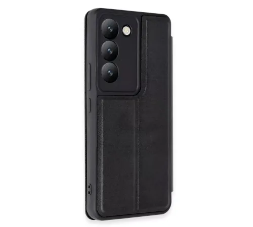 Vivo V30 Lite 4G Kılıf Flip Cover - Siyah