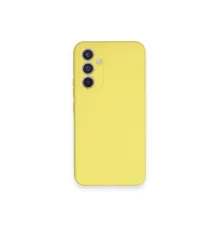 Samsung Galaxy A54 5G Kılıf Nano içi Kadife Silikon - Sarı