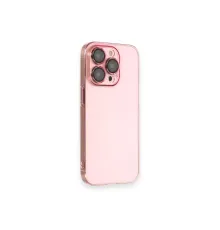 Apple iPhone 13 Pro Max Kılıf Armada Lensli Kapak - Rose Gold