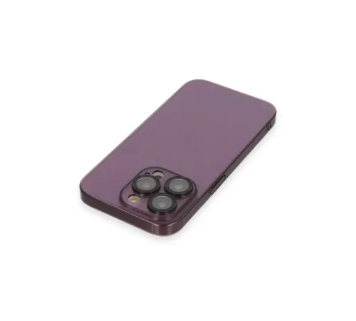 Apple iPhone 14 Pro Kılıf Armada Lensli Kapak - Derin Mor