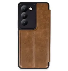 Vivo V30 Lite 4G Kılıf Flip Cover - Taba