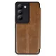 Vivo V30 Lite 4G Kılıf Flip Cover - Taba